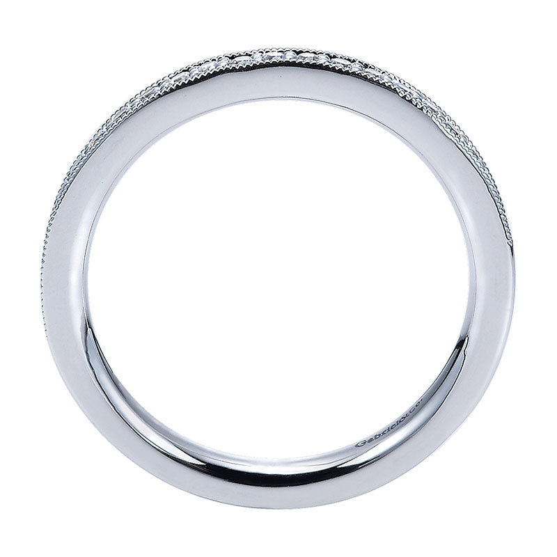 Anniversary Band 14k White Gold Diamond Straight