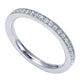 Anniversary Band 14k White Gold Diamond Straight