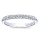 14K White Gold Diamond Straight 14K White Gold ANniversary Band AN6071W44Jj