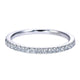 14K White Gold Diamond Straight 14K White Gold ANniversary Band AN7573W44Jj