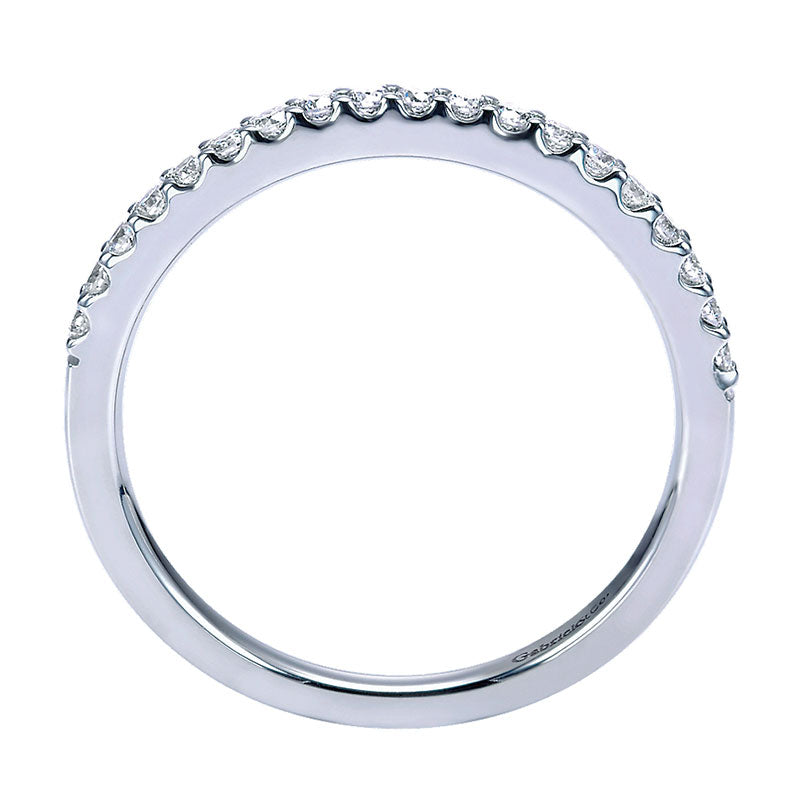 14K White Gold Diamond Straight 14K White Gold ANniversary Band AN7573W44Jj