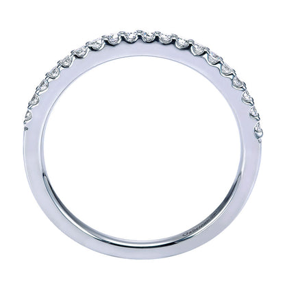 14K White Gold Diamond Straight 14K White Gold ANniversary Band AN7573W44Jj