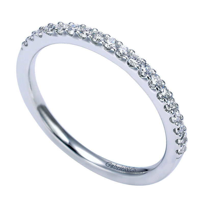 14K White Gold Diamond Straight 14K White Gold ANniversary Band AN7573W44Jj