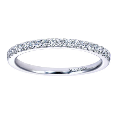 14K White Gold Diamond Straight 14K White Gold ANniversary Band AN7573W44Jj