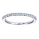 14K White Gold Diamond Straight 14K White Gold ANniversary Band AN7573W44Jj