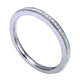 Anniversary Band 14k White Gold Diamond Straight