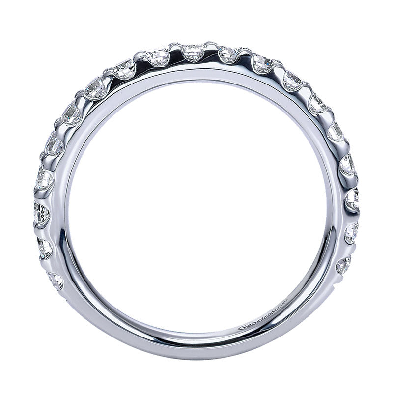 Anniversary Band 14k White Gold Diamond Straight