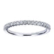 14K White Gold Diamond Straight 14K White Gold ANniversary Band AN7610W44Jj