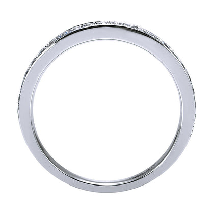 14K White Gold Diamond Straight 14K White Gold ANniversary Band AN7670W44Jj