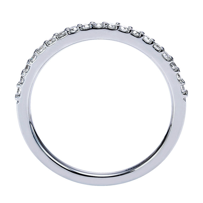 Anniversary Band 14k White Gold Diamond Straight
