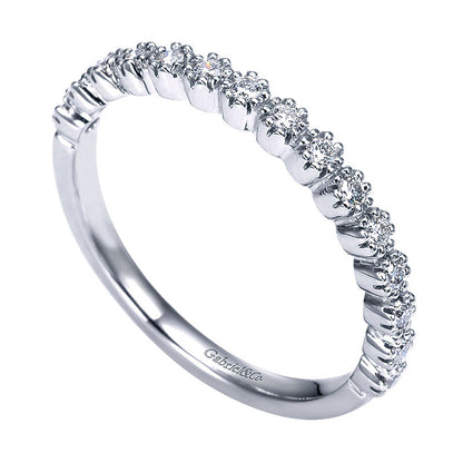 Anniversary Band 14k White Gold Diamond Straight