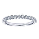 Anniversary Band 14k White Gold Diamond Straight