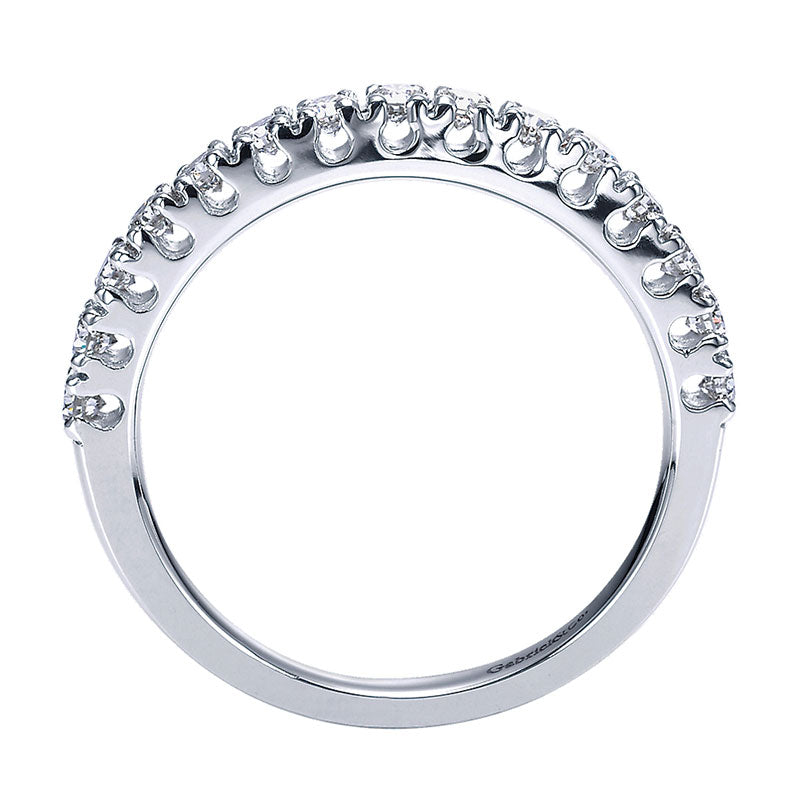 Anniversary Band 14k White Gold Diamond Straight