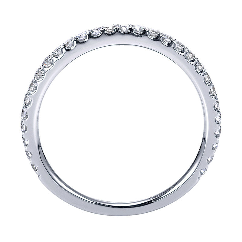 Anniversary Band 14k White Gold Diamond Straight