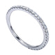 Anniversary Band 14k White Gold Diamond Straight