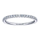 Anniversary Band 14k White Gold Diamond Straight
