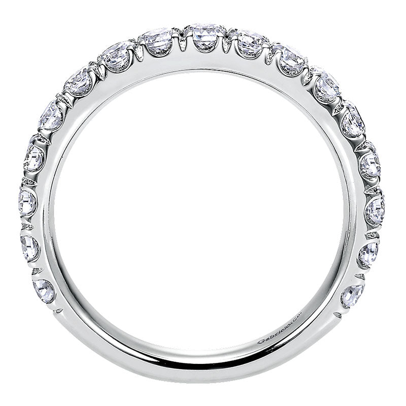 Anniversary Band 14k White Gold Diamond Straight