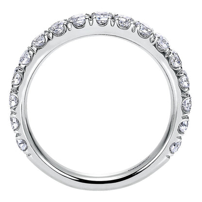 Anniversary Band 14k White Gold Diamond Straight
