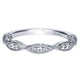 Anniversary Band 14k White Gold Diamond Straight