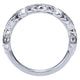 Anniversary Band 14k White Gold Diamond Straight