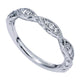 Anniversary Band 14k White Gold Diamond Straight