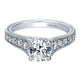 14K White Gold Diamond Straight 14K White Gold Engagement Ring ER10112W44Jj