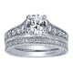14K White Gold Diamond Straight 14K White Gold Engagement Ring ER10112W44Jj