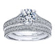 14K White Gold Diamond Straight 14K White Gold Engagement Ring ER10113W44Jj