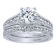 Engagement Ring 14k White Gold Diamond Straight
