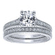 14K White Gold Diamond Straight 14K White Gold Engagement Ring ER10264W44Jj