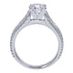 Engagement Ring 14k White Gold Diamond Straight