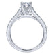 14K White Gold Diamond Straight 14K White Gold Engagement Ring ER12294R3W44Jj