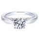 14K White Gold Diamond Straight 14K White Gold Engagement Ring ER12603R4W44Jj