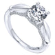 14K White Gold Diamond Straight 14K White Gold Engagement Ring ER12603R4W44Jj