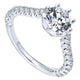 14K White Gold Diamond Straight 14K White Gold Engagement Ring ER12667R4W44Jj