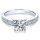 14K White Gold Diamond Straight 14K White Gold Engagement Ring ER3858W44Jj
