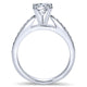 14K White Gold Diamond Straight 14K White Gold Engagement Ring ER3858W44Jj