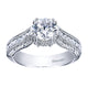 Engagement Ring 14k White Gold Diamond Straight