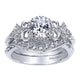 Engagement Ring 14k White Gold Diamond Straight