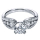 Engagement Ring 14k White Gold Diamond Straight