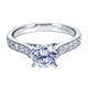 14K White Gold Diamond Straight 14K White Gold Engagement Ring ER7445W44Jj