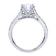 14K White Gold Diamond Straight 14K White Gold Engagement Ring ER7445W44Jj