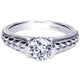 Engagement Ring 14k White Gold Diamond Straight