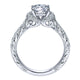 Engagement Ring 14k White Gold Diamond Straight