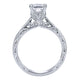 Engagement Ring 14k White Gold Diamond Straight