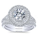 Wedding Band 14k White Gold Diamond Straight