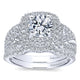 Wedding Band 14k White Gold Diamond Straight