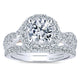 Wedding Band 14k White Gold Diamond Straight