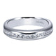 Wedding Band 14k White Gold Diamond Straight