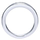 Wedding Band 14k White Gold Diamond Straight